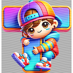 Cartoon letters-CL 665